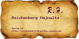 Reichenberg Hajnalka névjegykártya